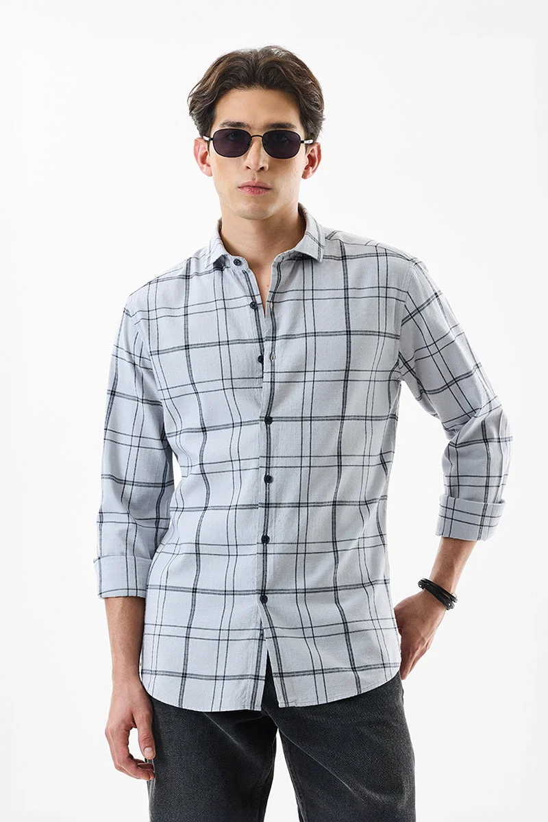 SNITCH Slim Fit Checks Shirt